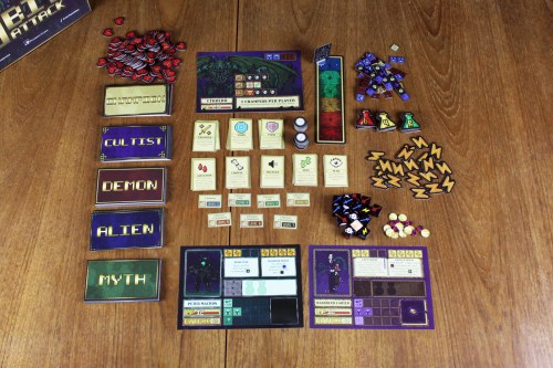 The components for 8-Bit attack laid out