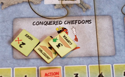 Conquered chiefdoms, they will stack up quickly